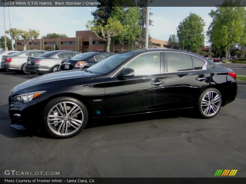  2014 Q 50S Hybrid Black Obsidian