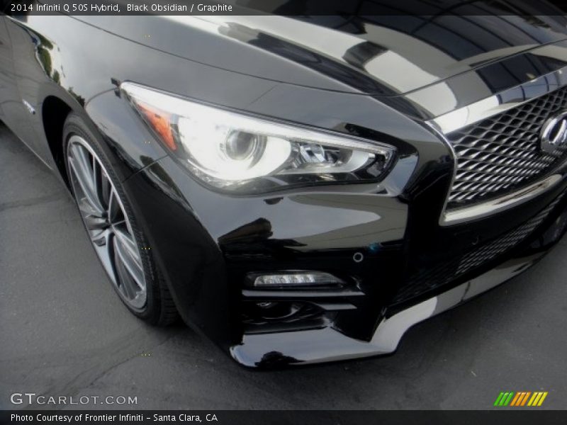 Black Obsidian / Graphite 2014 Infiniti Q 50S Hybrid