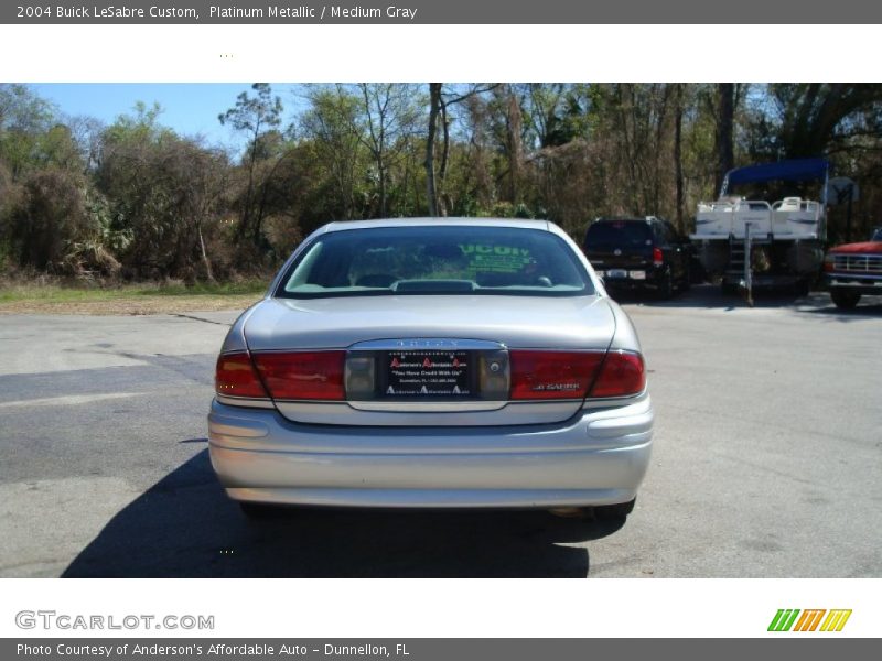 Platinum Metallic / Medium Gray 2004 Buick LeSabre Custom