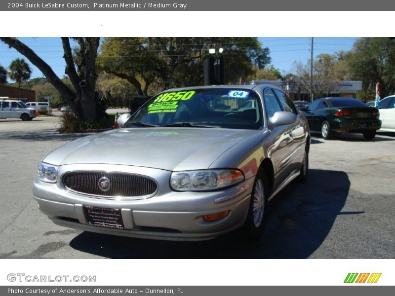 Platinum Metallic / Medium Gray 2004 Buick LeSabre Custom