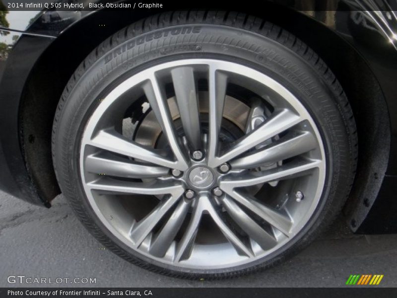 Black Obsidian / Graphite 2014 Infiniti Q 50S Hybrid