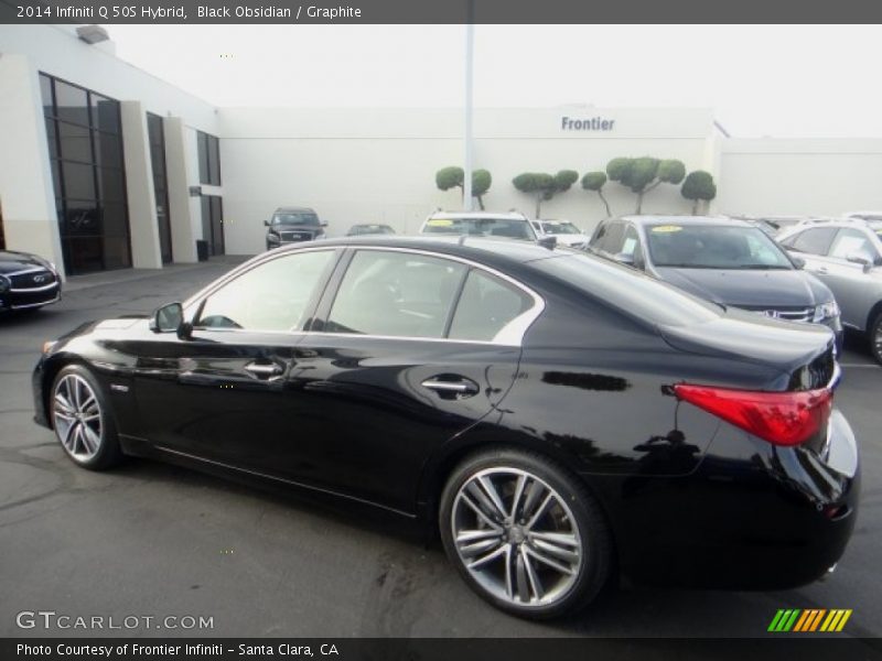 Black Obsidian / Graphite 2014 Infiniti Q 50S Hybrid
