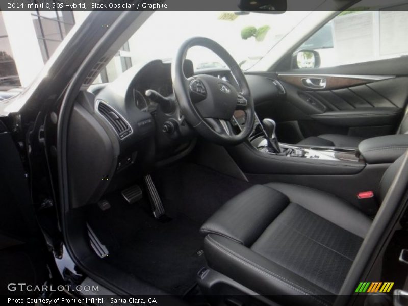 Black Obsidian / Graphite 2014 Infiniti Q 50S Hybrid