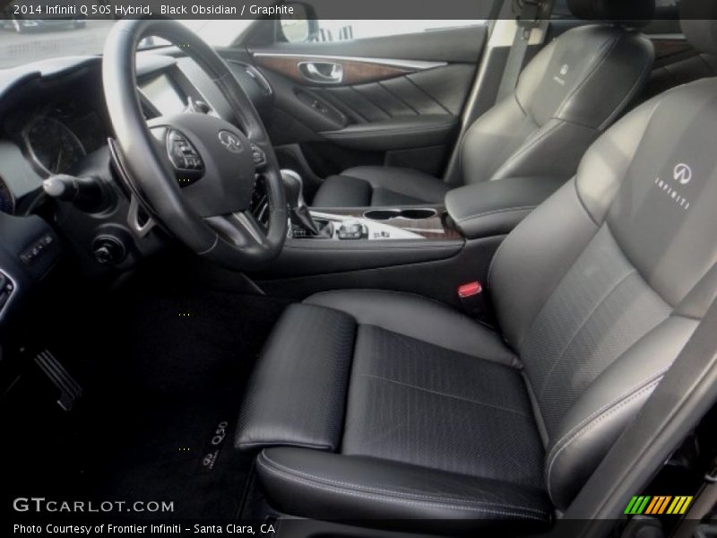 Black Obsidian / Graphite 2014 Infiniti Q 50S Hybrid