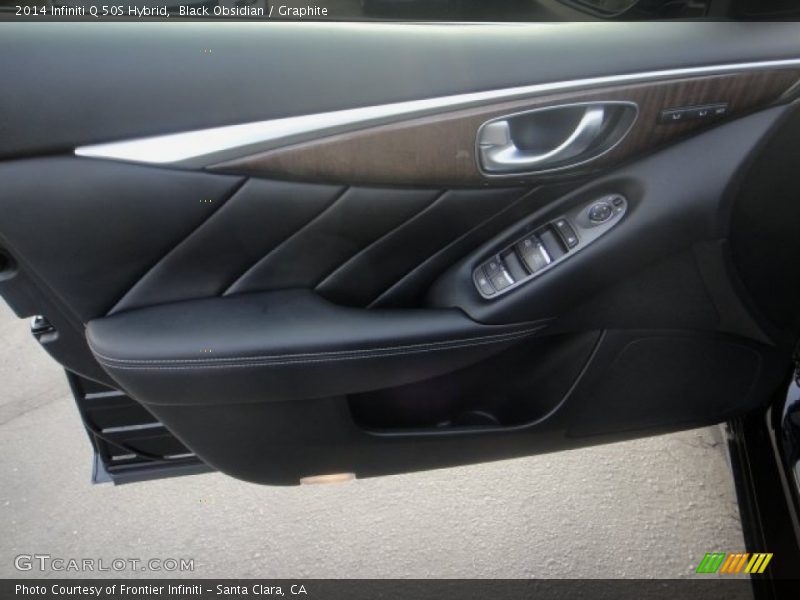 Black Obsidian / Graphite 2014 Infiniti Q 50S Hybrid