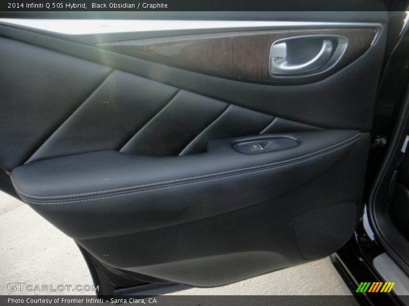 Black Obsidian / Graphite 2014 Infiniti Q 50S Hybrid