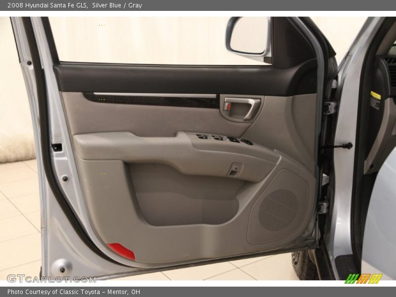 Silver Blue / Gray 2008 Hyundai Santa Fe GLS