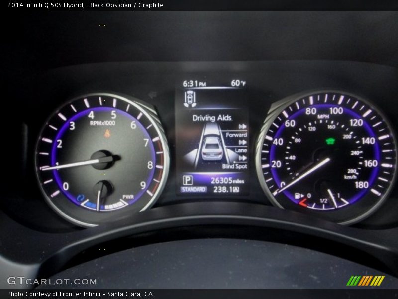 Black Obsidian / Graphite 2014 Infiniti Q 50S Hybrid
