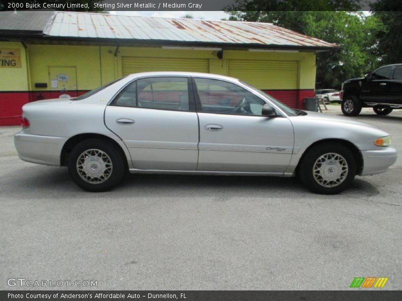 Sterling Silver Metallic / Medium Gray 2000 Buick Century Limited