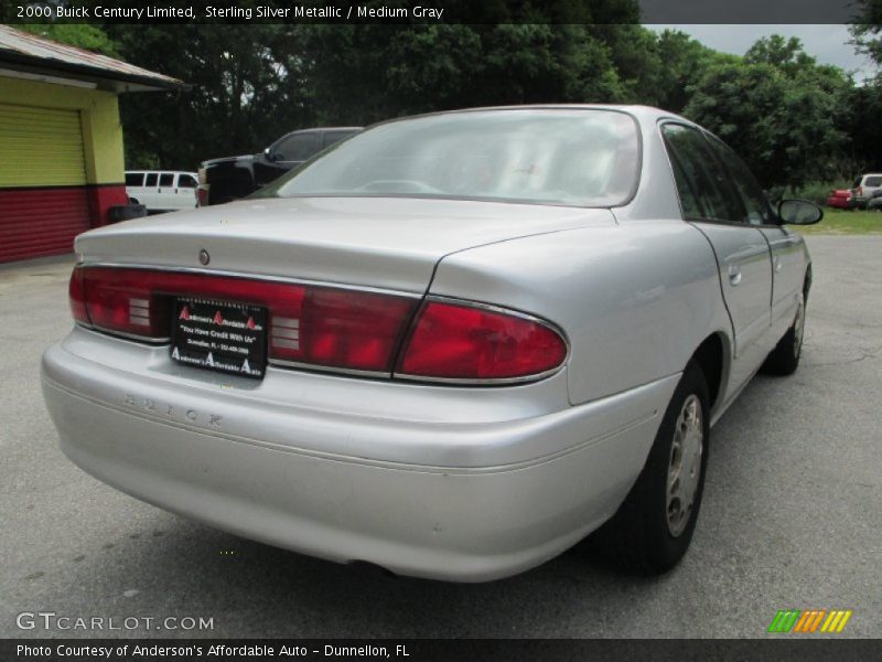 Sterling Silver Metallic / Medium Gray 2000 Buick Century Limited