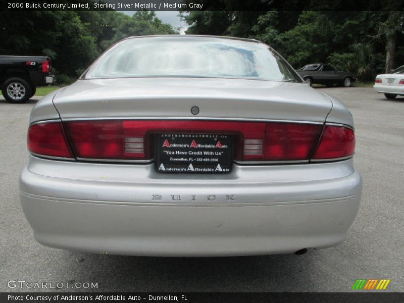 Sterling Silver Metallic / Medium Gray 2000 Buick Century Limited