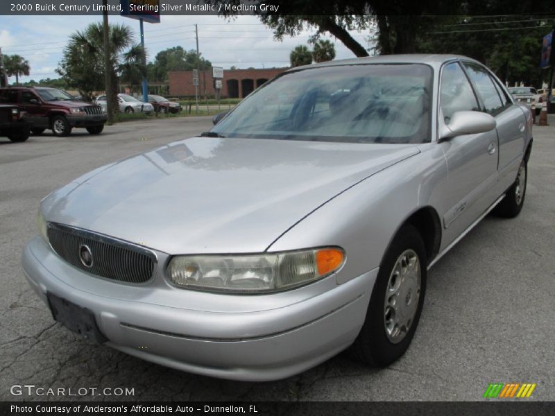 Sterling Silver Metallic / Medium Gray 2000 Buick Century Limited