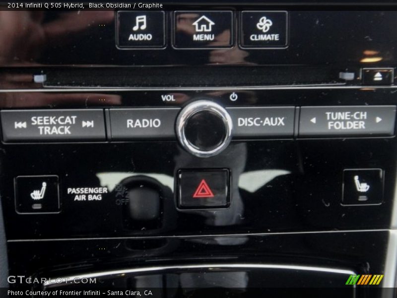 Black Obsidian / Graphite 2014 Infiniti Q 50S Hybrid