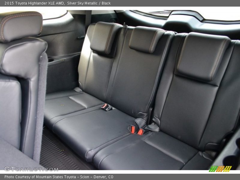 Silver Sky Metallic / Black 2015 Toyota Highlander XLE AWD