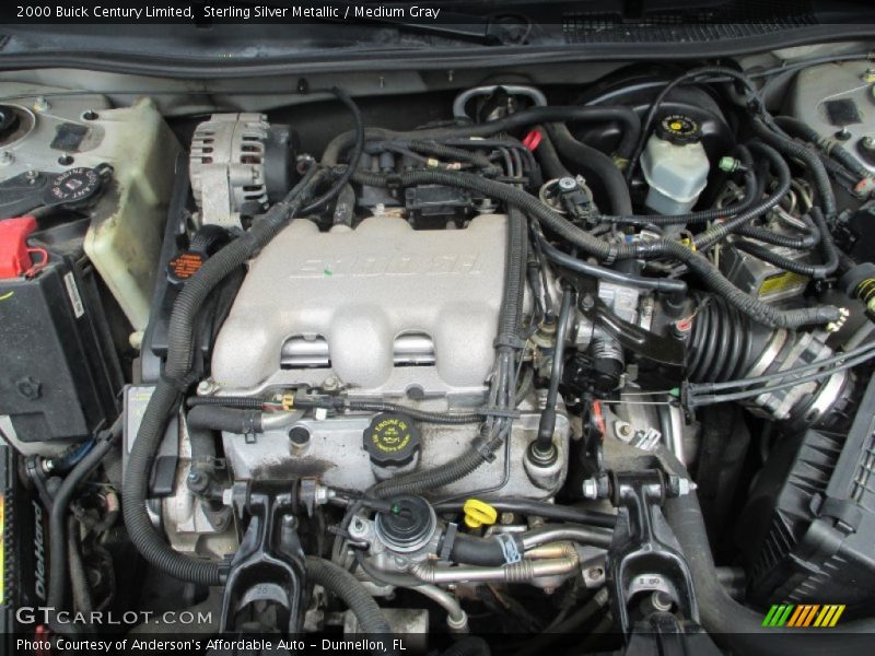 Sterling Silver Metallic / Medium Gray 2000 Buick Century Limited