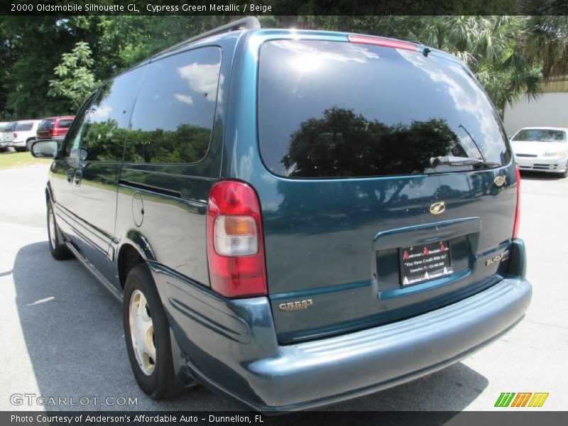 Cypress Green Metallic / Beige 2000 Oldsmobile Silhouette GL