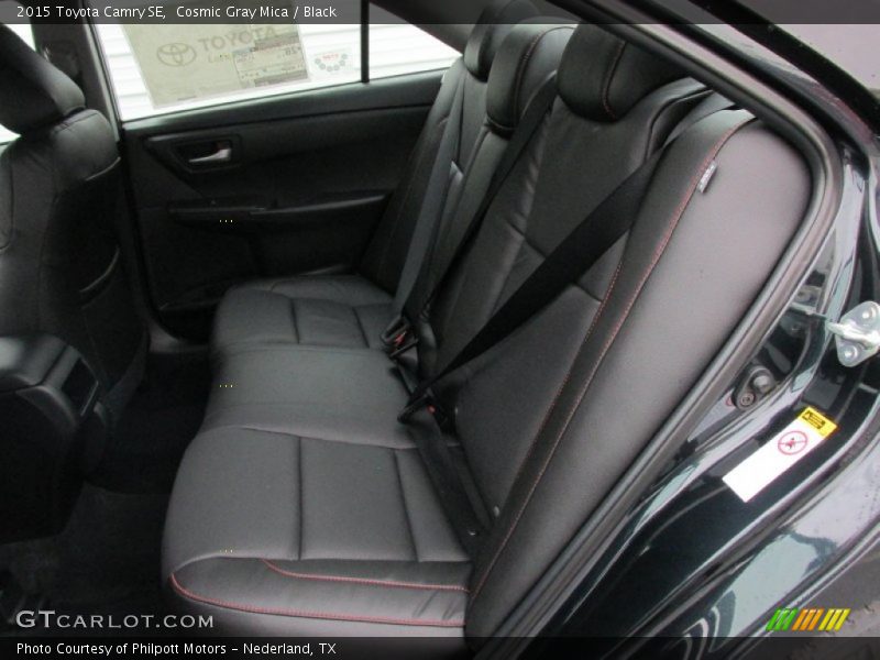 Cosmic Gray Mica / Black 2015 Toyota Camry SE