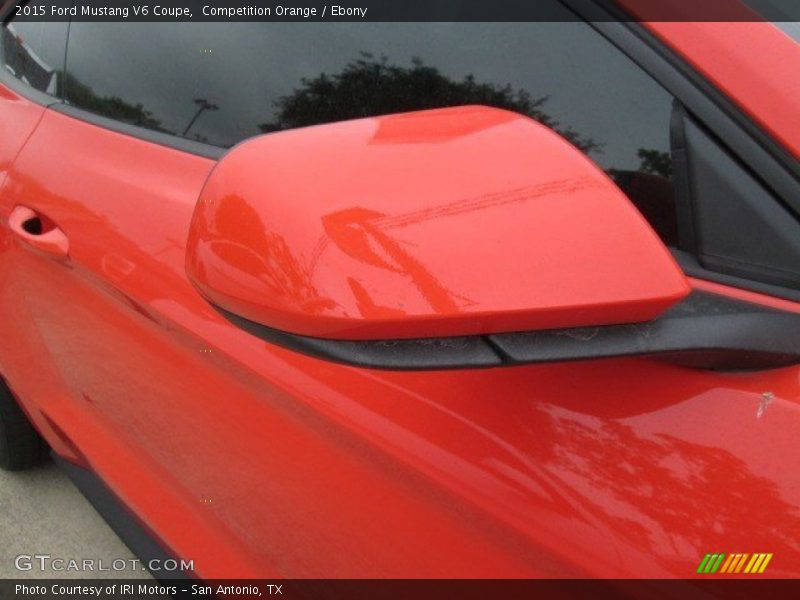 Competition Orange / Ebony 2015 Ford Mustang V6 Coupe