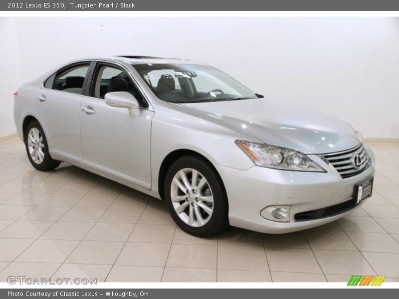 Tungsten Pearl / Black 2012 Lexus ES 350