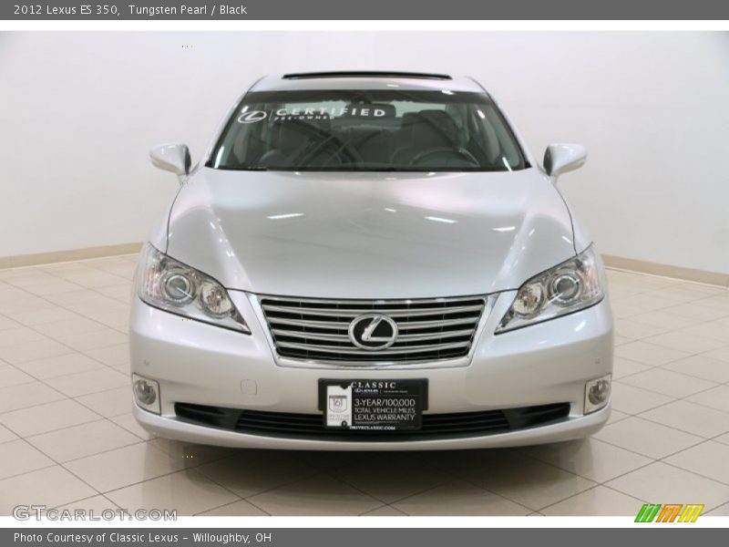 Tungsten Pearl / Black 2012 Lexus ES 350