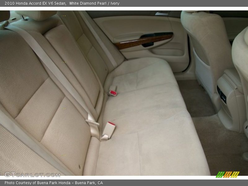 White Diamond Pearl / Ivory 2010 Honda Accord EX V6 Sedan