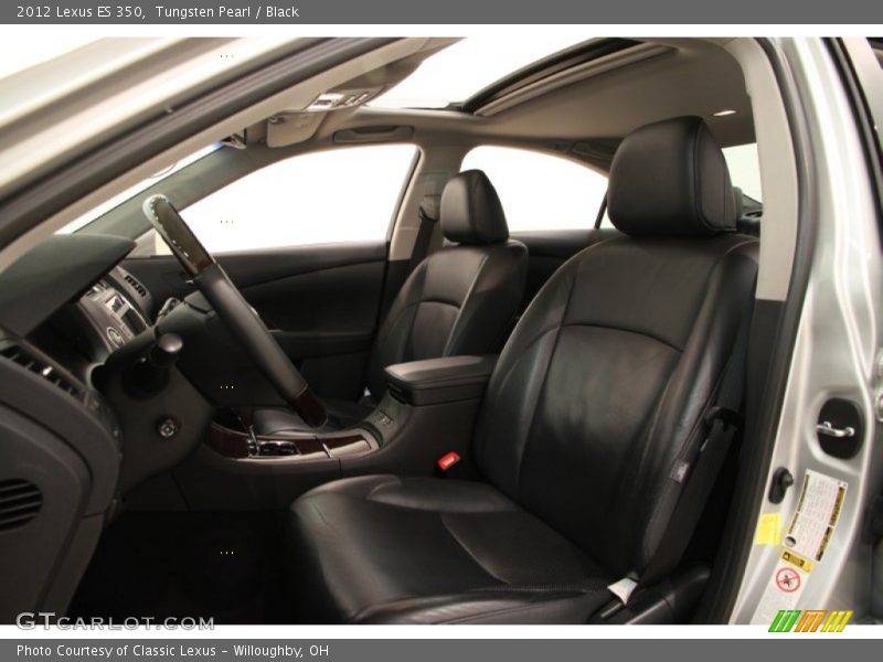 Tungsten Pearl / Black 2012 Lexus ES 350