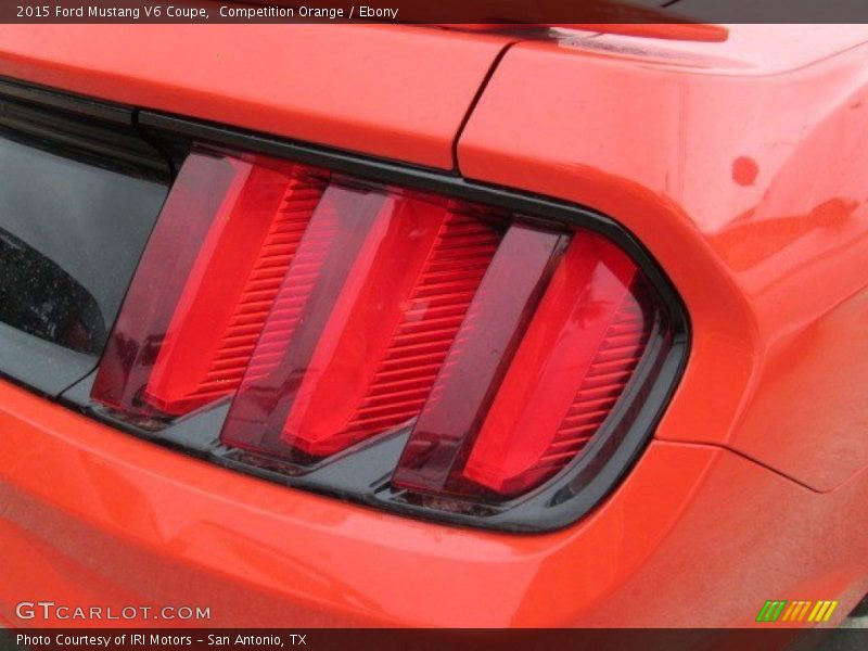 Competition Orange / Ebony 2015 Ford Mustang V6 Coupe