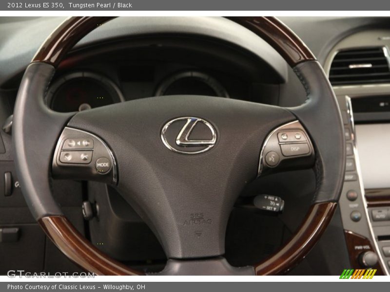 Tungsten Pearl / Black 2012 Lexus ES 350