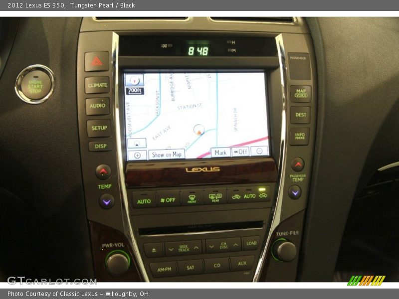 Tungsten Pearl / Black 2012 Lexus ES 350