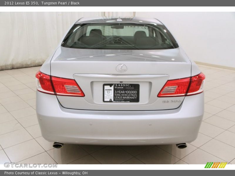 Tungsten Pearl / Black 2012 Lexus ES 350