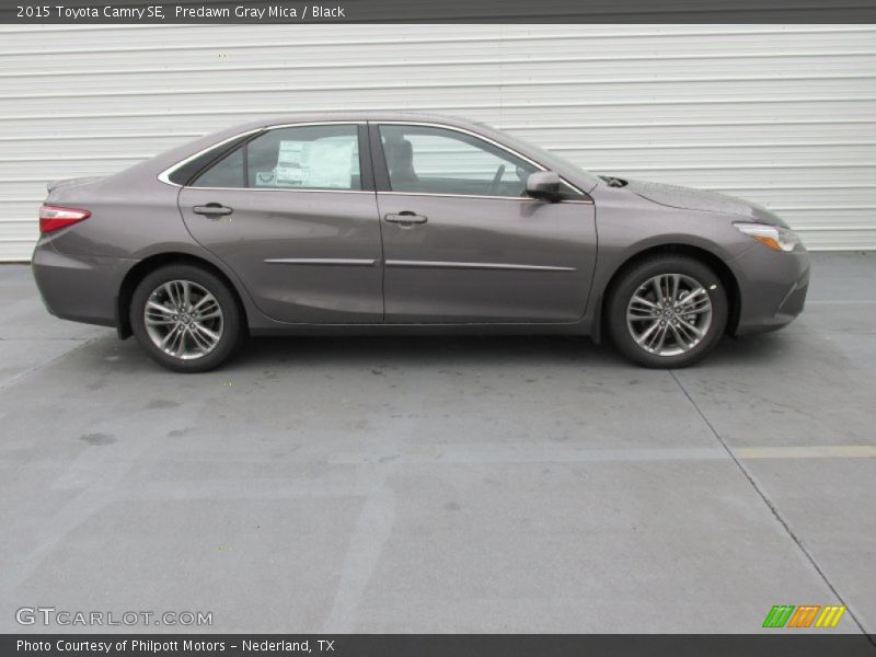 Predawn Gray Mica / Black 2015 Toyota Camry SE
