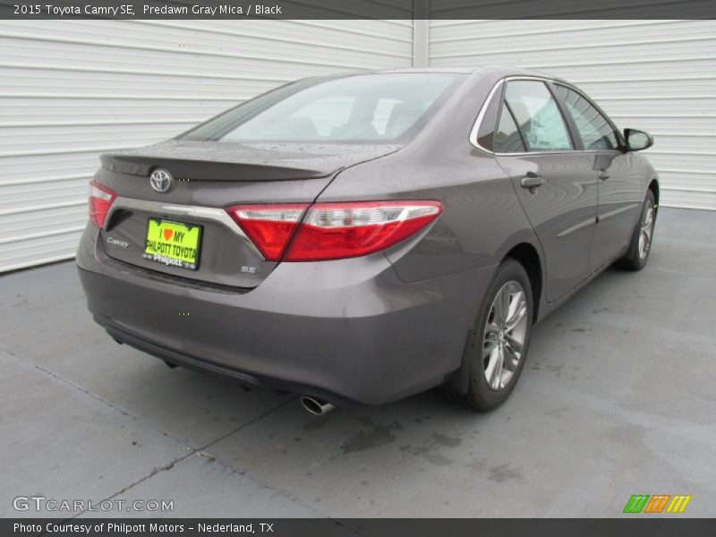 Predawn Gray Mica / Black 2015 Toyota Camry SE