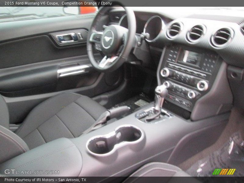 Competition Orange / Ebony 2015 Ford Mustang V6 Coupe