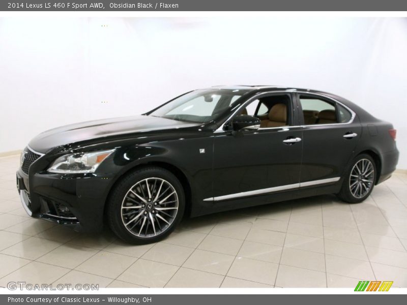 Obsidian Black / Flaxen 2014 Lexus LS 460 F Sport AWD