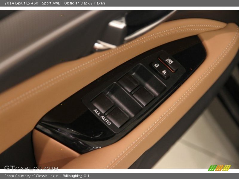 Obsidian Black / Flaxen 2014 Lexus LS 460 F Sport AWD