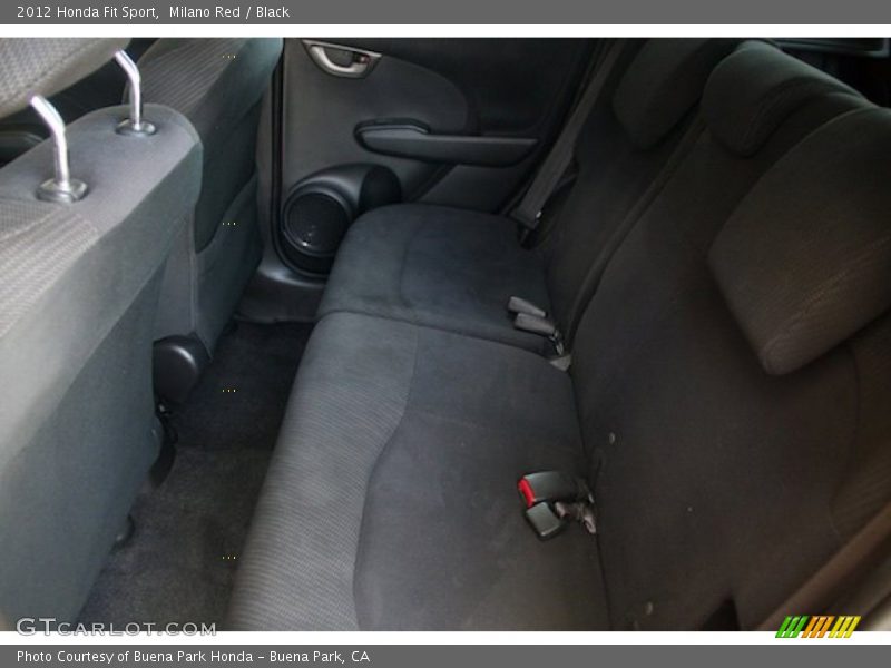 Milano Red / Black 2012 Honda Fit Sport