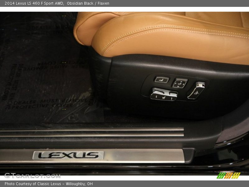 Obsidian Black / Flaxen 2014 Lexus LS 460 F Sport AWD