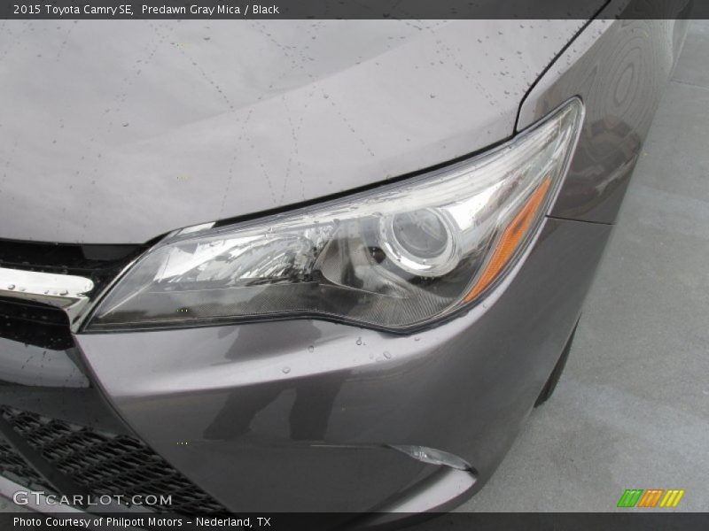 Predawn Gray Mica / Black 2015 Toyota Camry SE