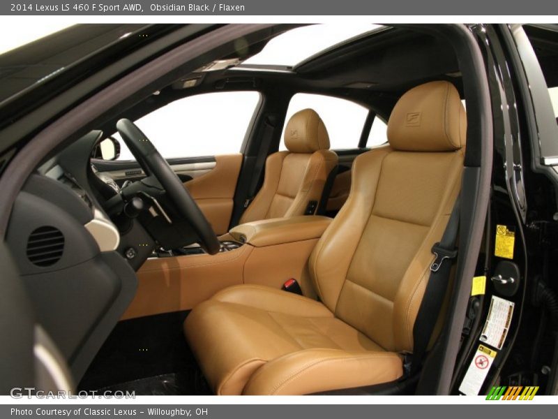 Obsidian Black / Flaxen 2014 Lexus LS 460 F Sport AWD