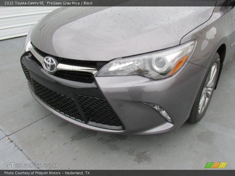 Predawn Gray Mica / Black 2015 Toyota Camry SE