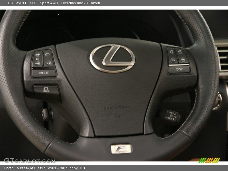 Obsidian Black / Flaxen 2014 Lexus LS 460 F Sport AWD