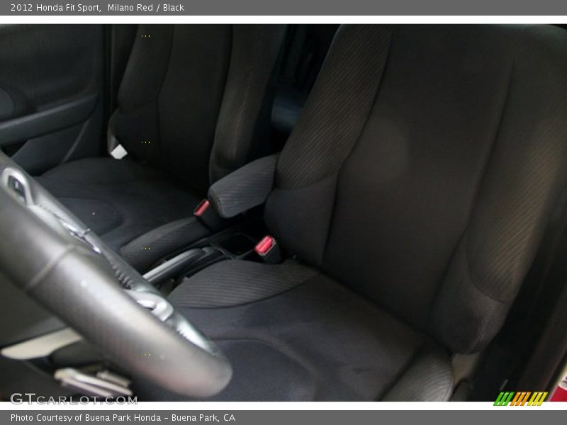 Milano Red / Black 2012 Honda Fit Sport