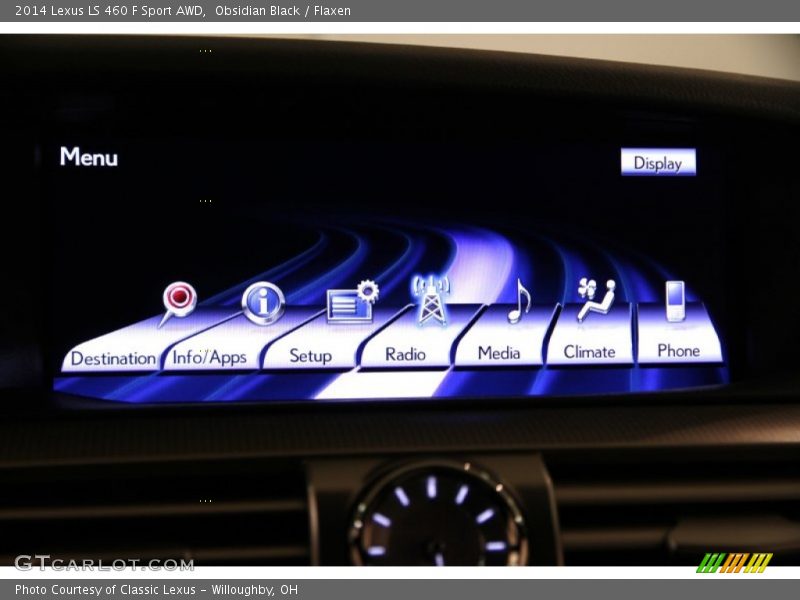 Obsidian Black / Flaxen 2014 Lexus LS 460 F Sport AWD