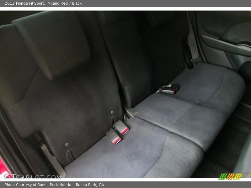 Milano Red / Black 2012 Honda Fit Sport