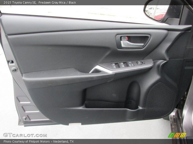 Predawn Gray Mica / Black 2015 Toyota Camry SE
