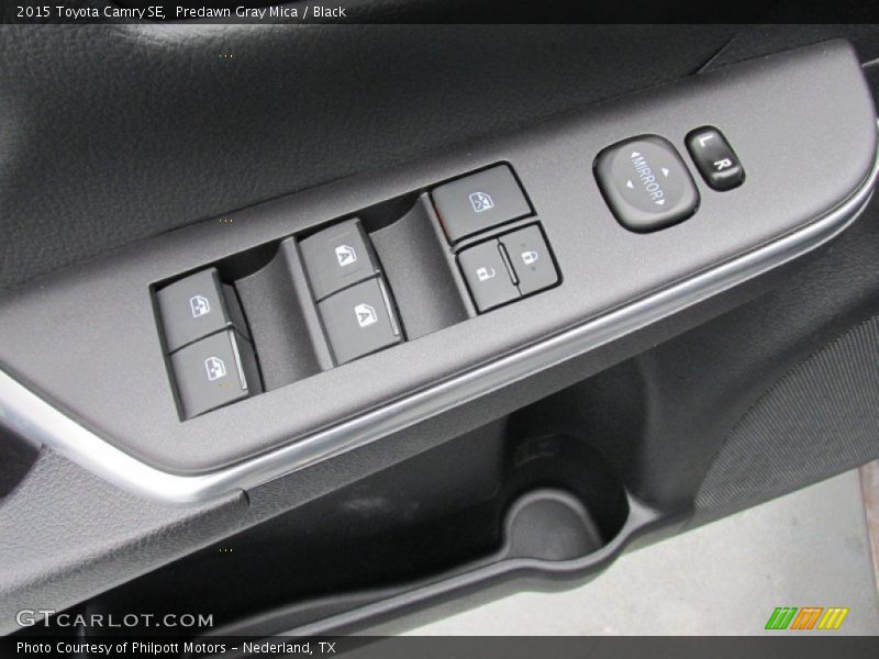 Predawn Gray Mica / Black 2015 Toyota Camry SE