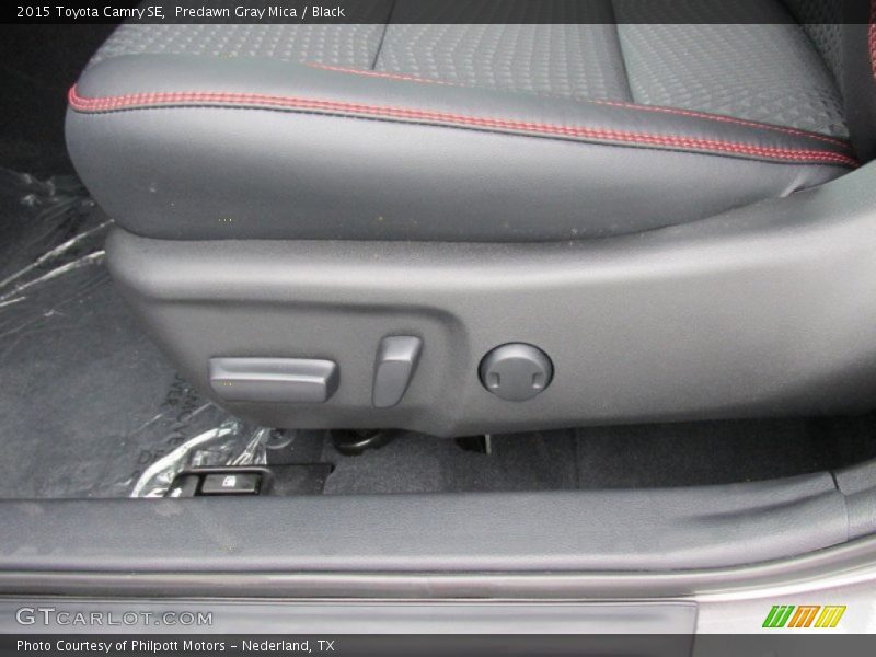 Predawn Gray Mica / Black 2015 Toyota Camry SE