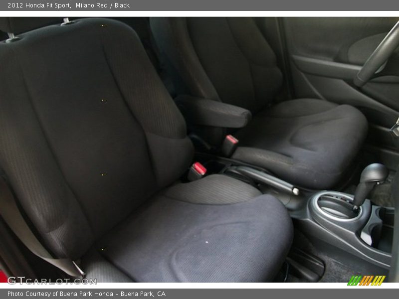 Milano Red / Black 2012 Honda Fit Sport
