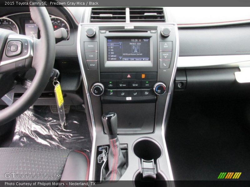 Predawn Gray Mica / Black 2015 Toyota Camry SE