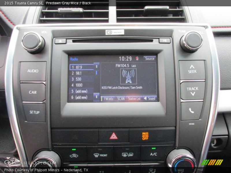 Predawn Gray Mica / Black 2015 Toyota Camry SE